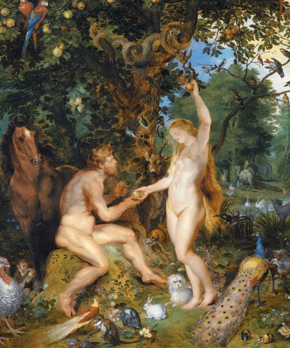  The Fall of Man painting by Rubens